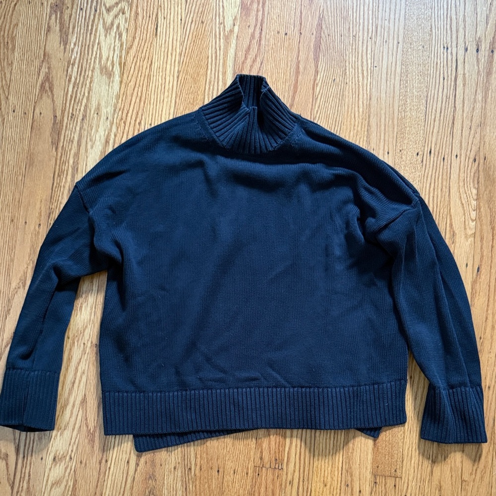 Everlane Women’s Black Turtleneck Sweater